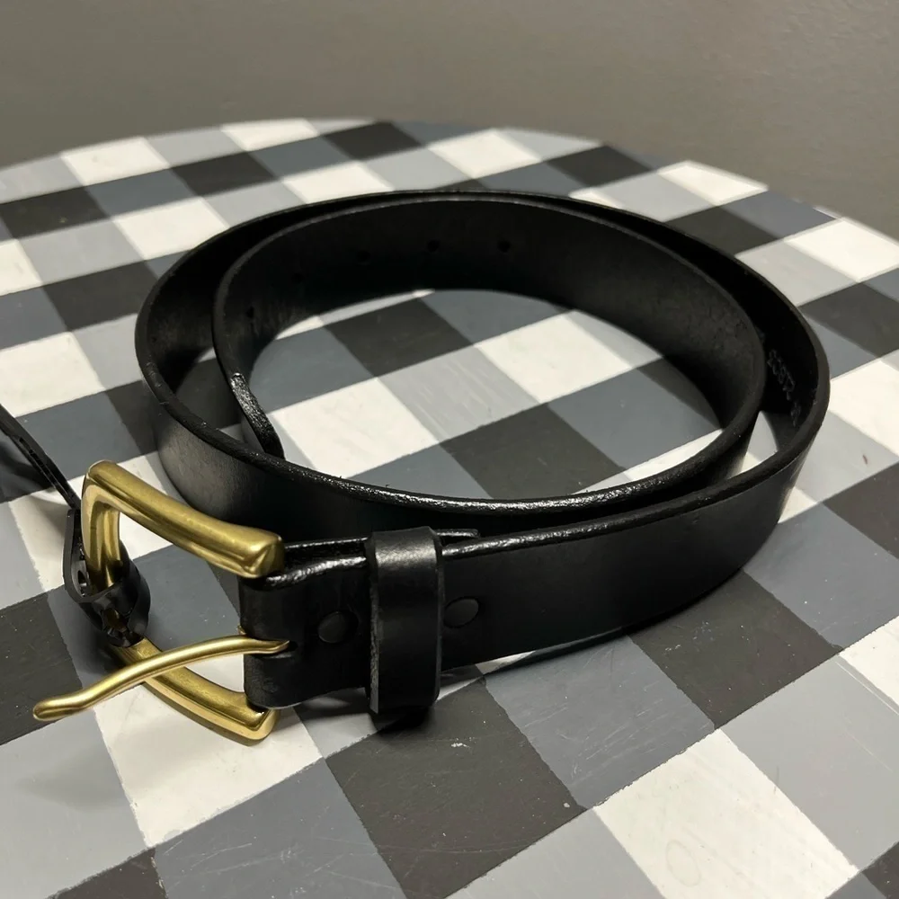 LEEGIN Black Leather BELT